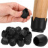 Set 16 protectii pentru picioare de mobilier cu baza din fetru, Ø14-16 mm, negru [3]