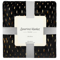 Patura pufoasa pentru 2 persoane, 2 fete, model in relief, 200x220cm, negru Patura pufoasa pentru 2 persoane, 2 fete, model in relief, 200x220cm, negru