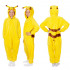 Pijama tip salopeta pentru copii, model Pikachu, marime 120-130 cm [2]
