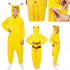 Pijama tip salopeta pentru copii, model Pikachu, marime 120-130 cm [18]