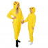 Pijama tip salopeta pentru copii, model Pikachu, marime 120-130 cm [24]
