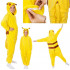 Pijama tip salopeta pentru copii, model Pikachu, marime 130-140 cm [19]
