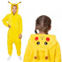 Pijama tip salopeta pentru copii, model Pikachu, marime 130-140 cm [21]
