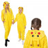 Pijama tip salopeta pentru copii, model Pikachu, marime 130-140 cm [25]