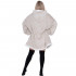 Hanorac tip patura oversize din fleece moale, cu gluga si buzunar mare, gri [17]