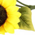 Buchet de flori artificiale din poliester, 2 fire de floarea soarelui, 57cm [11]