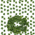 Set 6 ghirlande iedera artificiala pentru decorare, 6x233cm, frunze mari, verde [6]