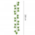 Set 6 ghirlande iedera artificiala pentru decorare, 6x208cm, frunze mici, verde [20]