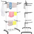 Uscator vertical pentru rufe, mobil si pliabil, cu doua umerase, 75x57x170cm, sarcina 20kg [20]