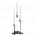 Set 3 suporturi decorative pentru lumanari din metal, tip sfesnic, cu inaltimi de 14, 20 si 25 cm, design elegant pentru decoratiuni festive si realiz [17]