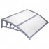 Copertina protectie usa si fereastra, policarbonat cu protectie UV, 120 x 80 cm, gri transparent [8]