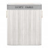 Cos pentru rufe din bambus, pliabil, cu 2 compartimente, volum 105 L, 63x52x33 cm, alb si gri [21]