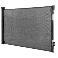 Poarta de siguranta retractabila si extensibila, pentru copii sau animale de companie, 162x86 cm, negru Poarta de siguranta retractabila si extensibila, pentru copii sau animale de companie, 162x86 cm, negru