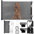 Poarta de siguranta retractabila si extensibila, pentru copii sau animale de companie, 162x86 cm, negru [4]