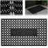 Covor de cauciuc perforat pentru intrare, PVC antiderapant, Welcome, 45x75 cm, negru [3]