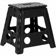 Scaun inaltator multifunctional tip scara, antiderapant, 39 cm, maxim 150 kg, negru