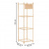 Organizator vertical pentru jucarii si plusuri, din lemn natural de pin, cu corzi elastice laterale pentru acces rapid, design tip turn pentru economi [17]