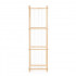Organizator vertical pentru jucarii si plusuri, din lemn natural de pin, cu corzi elastice laterale pentru acces rapid, design tip turn pentru economi [7]