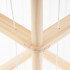 Organizator vertical pentru jucarii si plusuri, din lemn natural de pin, cu corzi elastice laterale pentru acces rapid, design tip turn pentru economi [8]