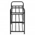 Raft metalic pentru pantofi cu 3 niveluri, capacitate 15 kg, 66x28x53 cm, negru [11]