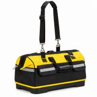 Geanta pentru scule si unelte cu capacitate 45 L, compartiment principal spatios, buzunare interioare si exterioare, material rezistent din poliester