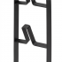 Suport universal pentru aspirator vertical si accesorii, structura metalica din otel, montaj independent pe podea fara gaurirea peretelui, design comp [20]