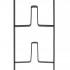 Suport universal pentru aspirator vertical si accesorii, structura metalica din otel, montaj independent pe podea fara gaurirea peretelui, design comp [23]