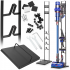 Suport universal pentru aspirator vertical si accesorii, structura metalica din otel, montaj independent pe podea fara gaurirea peretelui, design comp [7]