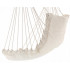 Hamac suspendat tip scaun brazilian, 60x120x130cm, 150kg, bej [6]