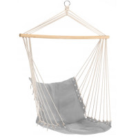 Hamac suspendat tip scaun brazilian, 60x120x130cm, 150kg, gri Hamac suspendat tip scaun brazilian, 60x120x130cm, 150kg, gri