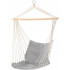 Hamac suspendat tip scaun brazilian, 60x120x130cm, 150kg, gri [2]