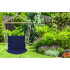 Hamac suspendat tip scaun brazilian, 60x120x130cm, 150kg, albastru [5]