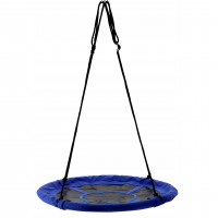 Leagan tip cuib Sersimo G-Line, 100cm, inaltime reglabila, 150 kg, Albastru Negru