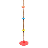 Franghie pentru catarat cu disc, 220 cm, fibra impletita, capacitate 60 kg, multicolor Franghie pentru catarat cu disc, 220 cm, fibra impletita, capacitate 60 kg, multicolor