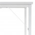 Birou cu blat MDF si cadru metalic, 100x50x76 cm, alb [17]