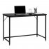 Birou cu blat MDF si cadru metalic, 100x50x76 cm, negru [2]