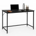 Birou cu blat MDF si cadru metalic, 100x50x76 cm, negru [7]
