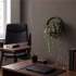 Raft de perete decorativ in stil industrial, cu polita din MDF si cadru metalic, ideal pentru expunerea cartilor, plantelor si accesoriilor in living, [14]