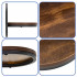 Raft de perete decorativ in stil industrial, cu polita din MDF si cadru metalic, ideal pentru expunerea cartilor, plantelor si accesoriilor in living, [6]