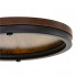 Raft de perete decorativ in stil industrial, cu polita din MDF si cadru metalic, ideal pentru expunerea cartilor, plantelor si accesoriilor in living, [10]