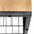 Raft multifunctional cu 2 polite si blat superior pentru depozitare, structura metalica rezistenta din otel si rafturi din MDF, picioare reglabile ant [10]