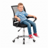 Scaun de birou ergonomic cu spatar din plasa mesh respirabila, sezut tapitat cu burete moale, cotiere pentru sustinere, baza metalica stabila cu 5 rot [21]