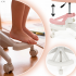 Scaun de birou ergonomic pentru copii, cu spatar din plasa respirabila, sezut tapitat cu burete de 6 cm, inaltime reglabila, cotiere rabatabile si sup [31]
