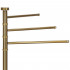 Suport cuier pentru prosoape cu 3 brate, inaltime 86cm, auriu lucios [10]