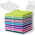Set 10 organizatoare pentru separare si depozitare haine, stivuibile, 26x32 cm, alb [3]
