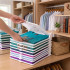 Set 10 organizatoare pentru separare si depozitare haine, stivuibile, 26x32 cm, alb [16]