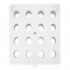 Set 10 organizatoare pentru separare si depozitare haine, stivuibile, 26x32 cm, alb [8]