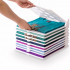 Set 10 organizatoare pentru separare si depozitare haine, stivuibile, 26x32 cm, alb [10]