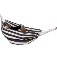 Hamac doua persoane, Sersimo, 100% Bumbac 200x150 cm, bej gri