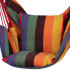 Hamac tip leagan suspendat pentru casa sau gradina HM47, multicolor cu perne, 130x100cm, 150kg [3]